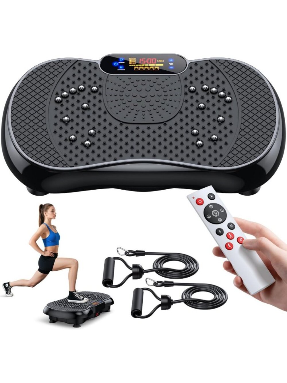 Vibration Plate Exercise Machine for Lymphatic Drainage & Weight Loss Fitness